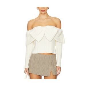 Ayni 'Chakuna' Ivory Baby Alpaca Sweater Size XS